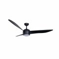 Brillo Lucci A  ir Nordic 56-inch Ceiling Fan with LED Light Kit in Matt Black BR2771566